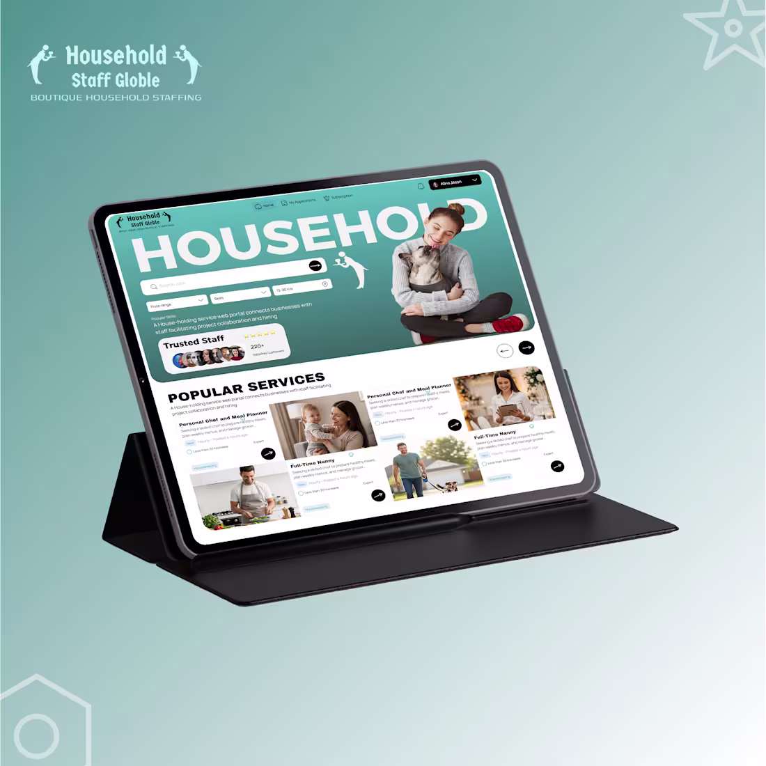 Cover image for HouseHold Staff Globe - Services Marketplace
