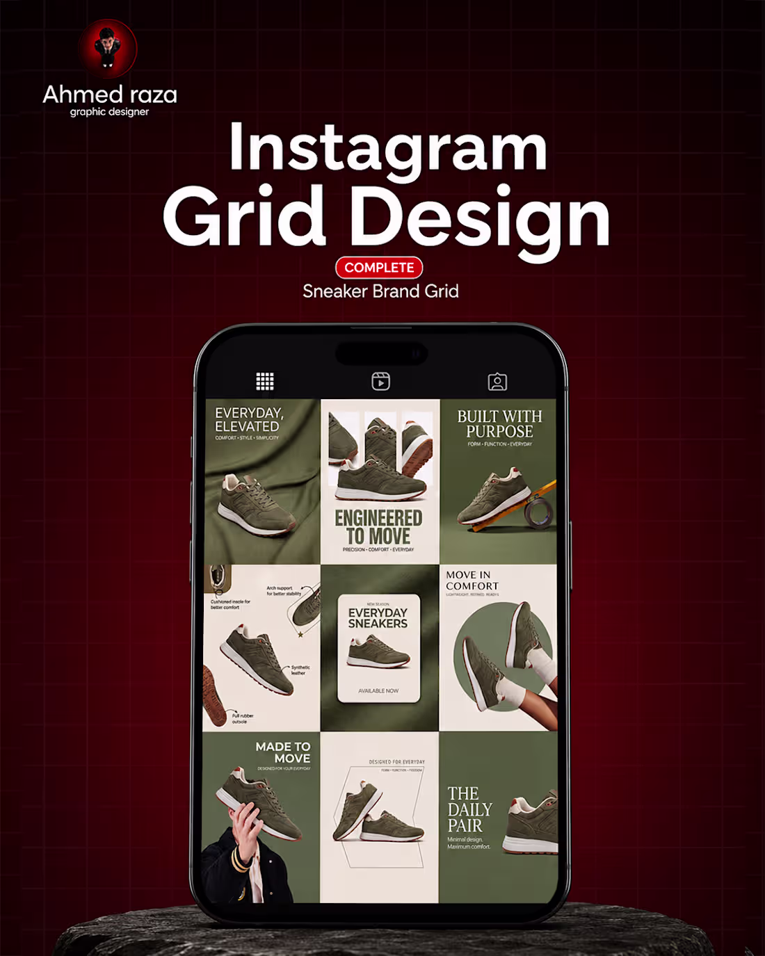Cover image for Project Title: Footwear Social Media