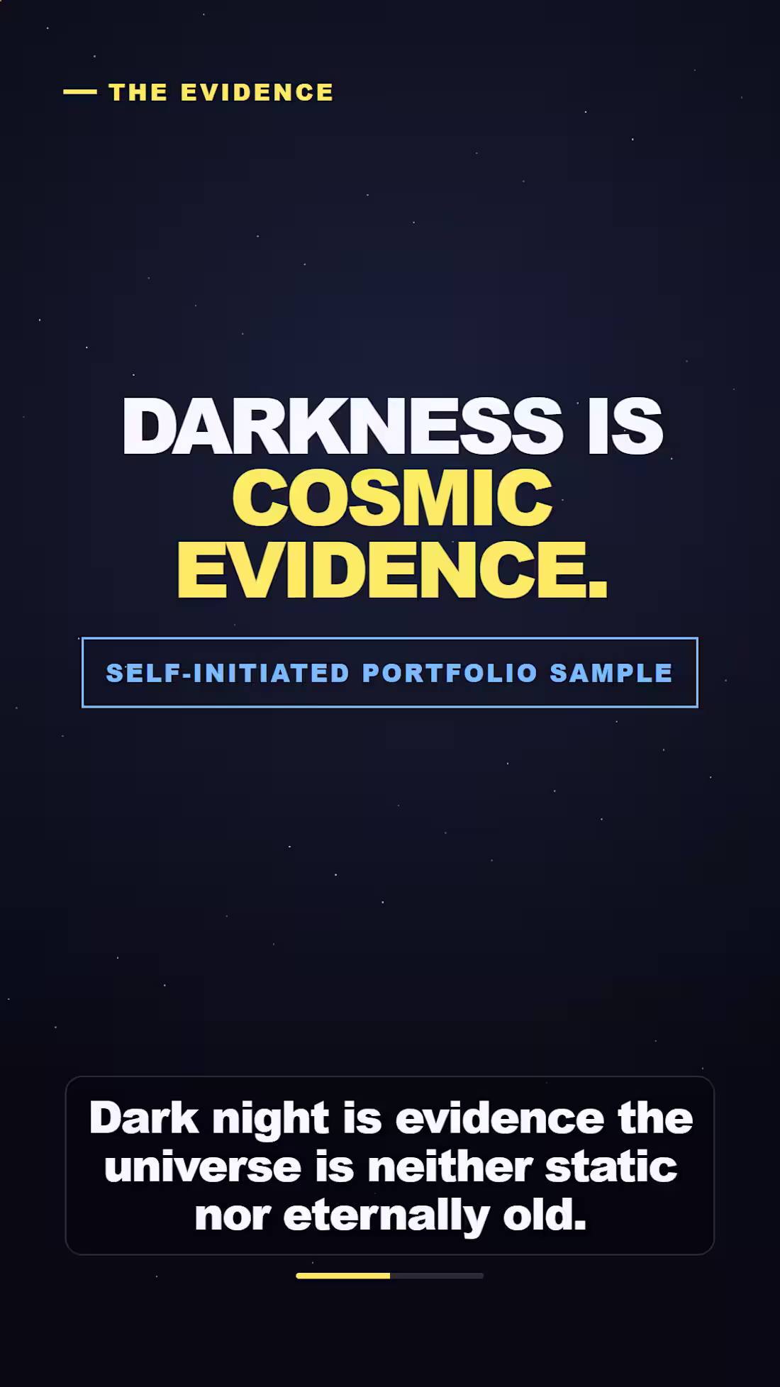 Cover image for Why Is the Night Dark? — Motion Story