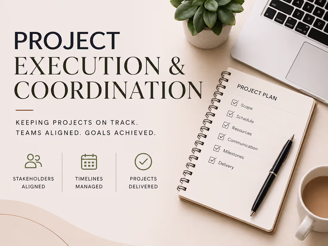 Cover image for Project Execution & Coordination
