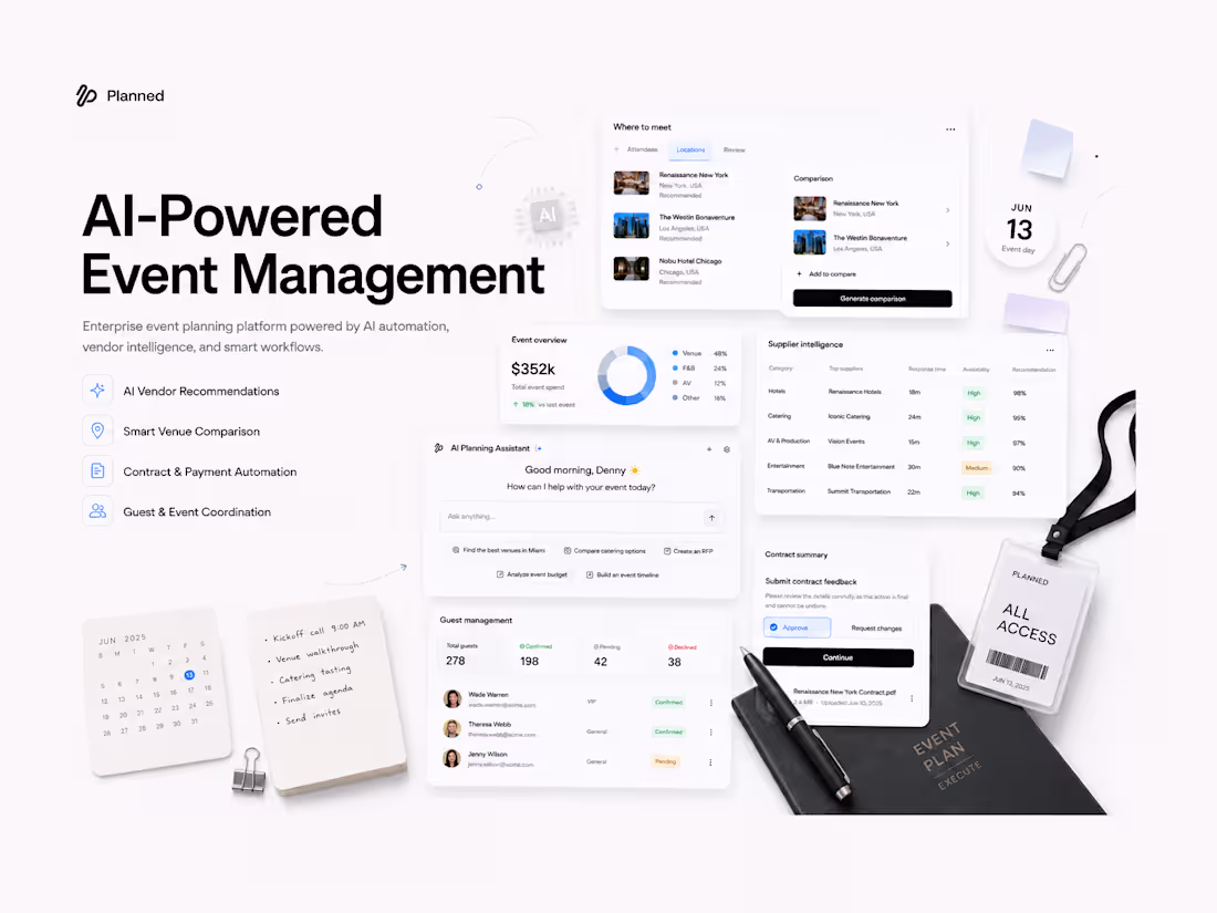 Cover image for AI-Powered Event Management Platform for Seamless Execution