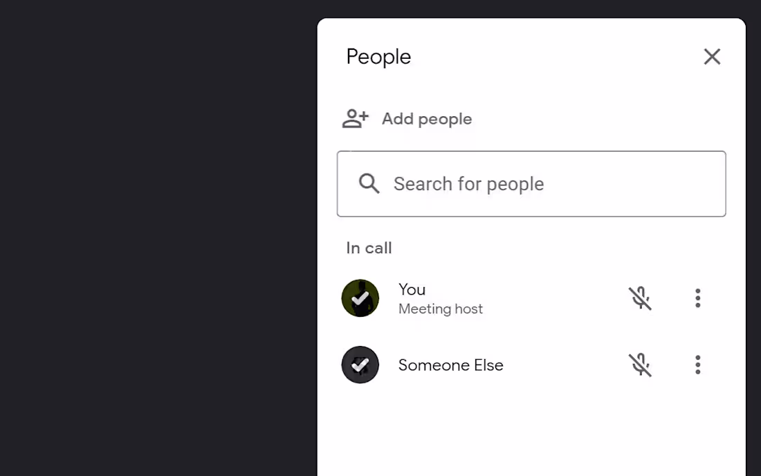 Cover image for Google Meet Participants Checklist