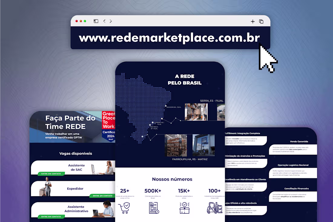 Cover image for Rede Marketplace - Web Design