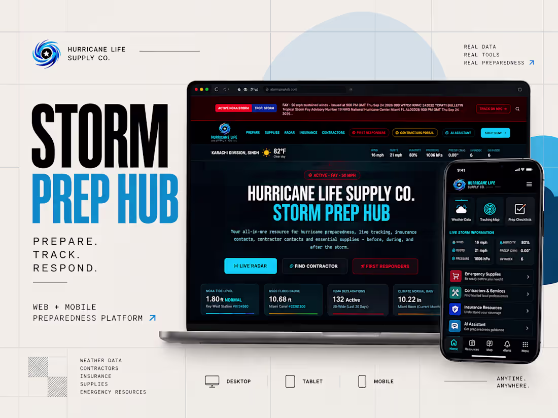 Cover image for Storm Prep Hub is a