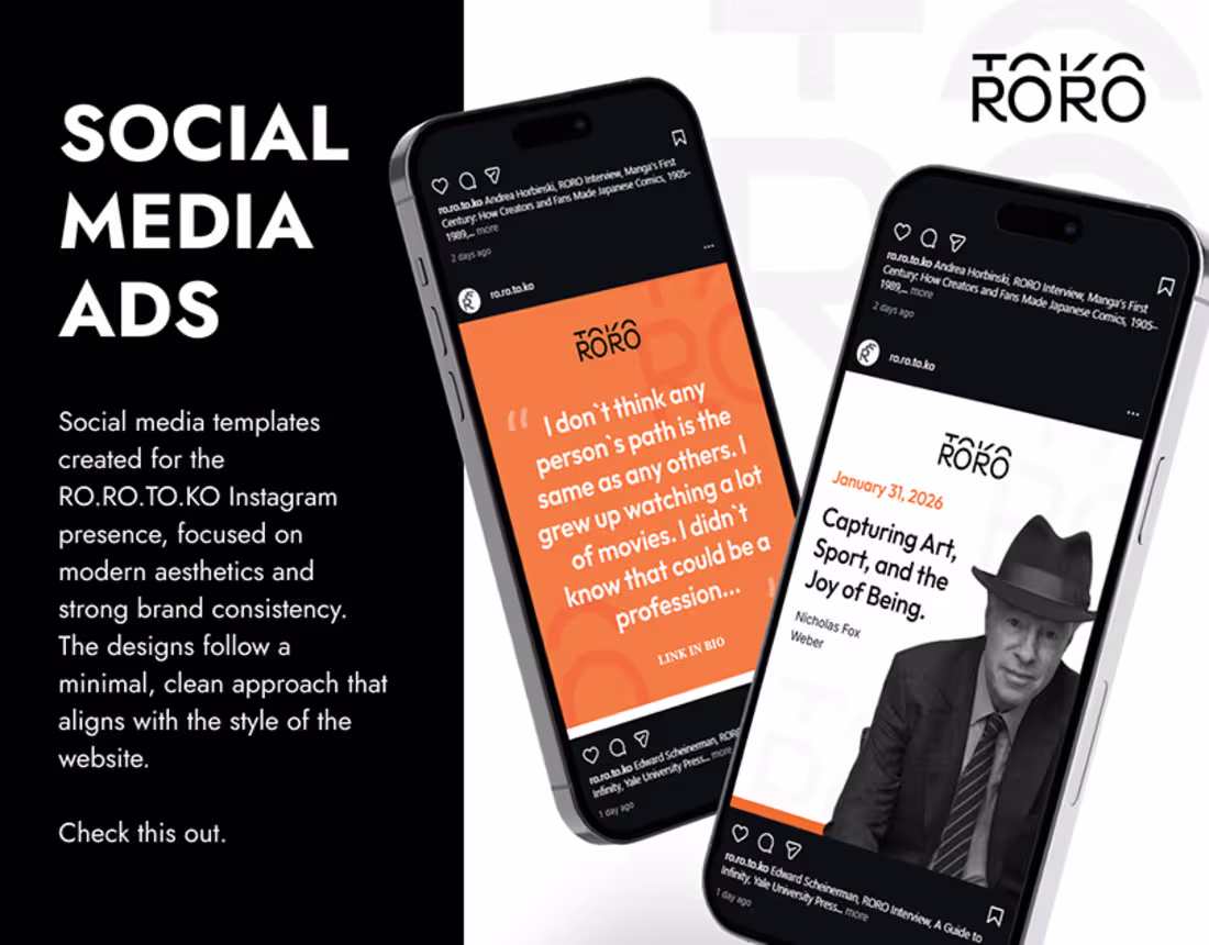 Cover image for Social Media Ads - Interviews Page Design