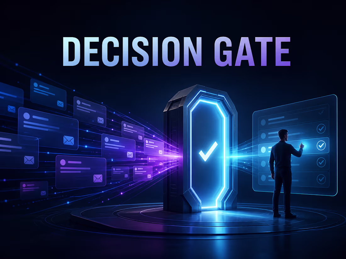 Cover image for Decision Gate: Human-Gated Inbox Agent