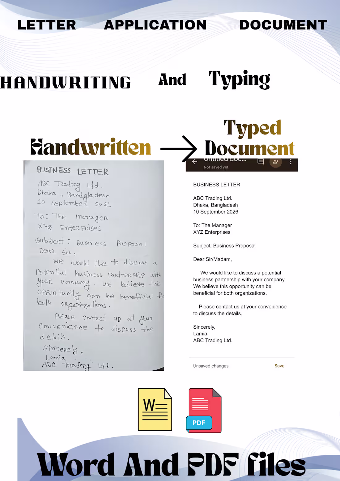 Cover image for Handwriting & Document Typing
Handwriting &
