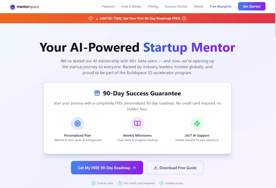 Cover image for MentorSpace AI — Personalized Mentorship