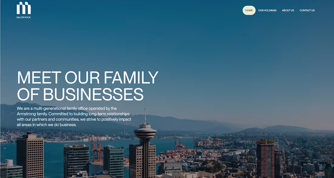 Cover image for Major Rock | Family of businesses