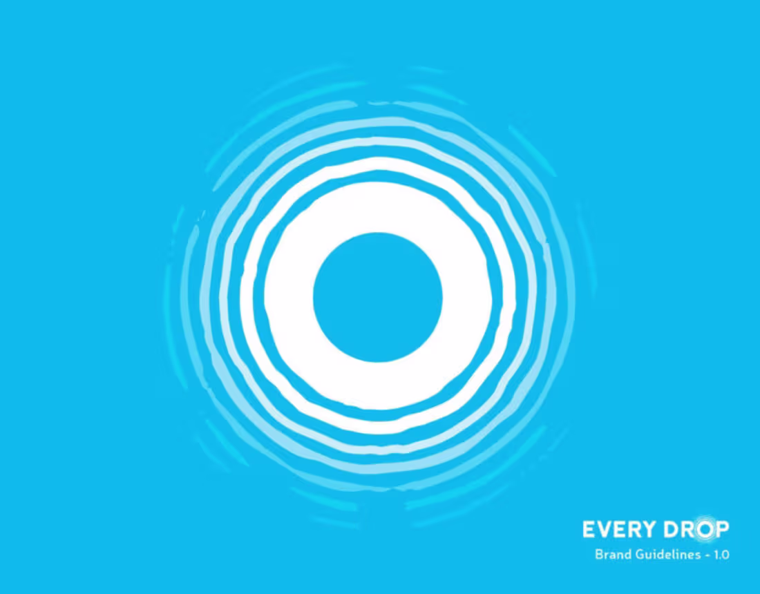 Cover image for Every Drop Logo and Brand Style Guide