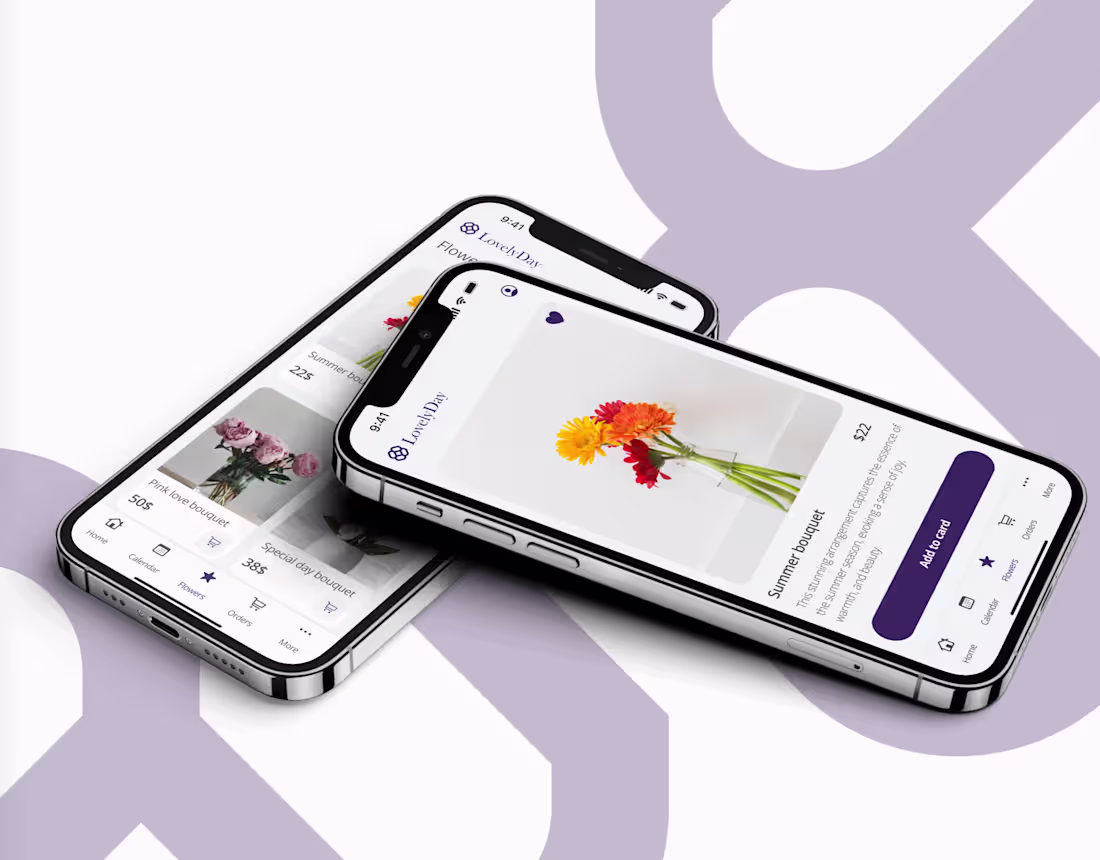 Cover image for Onboarding, registration and main page for flower app