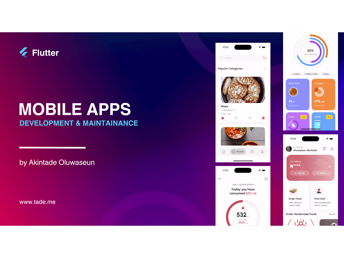 Cover image for Expert Mobile App Development, Maintenance & Optimization