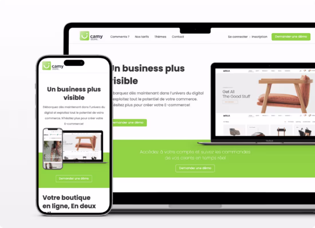 Cover image for Camy Store / Web Design
