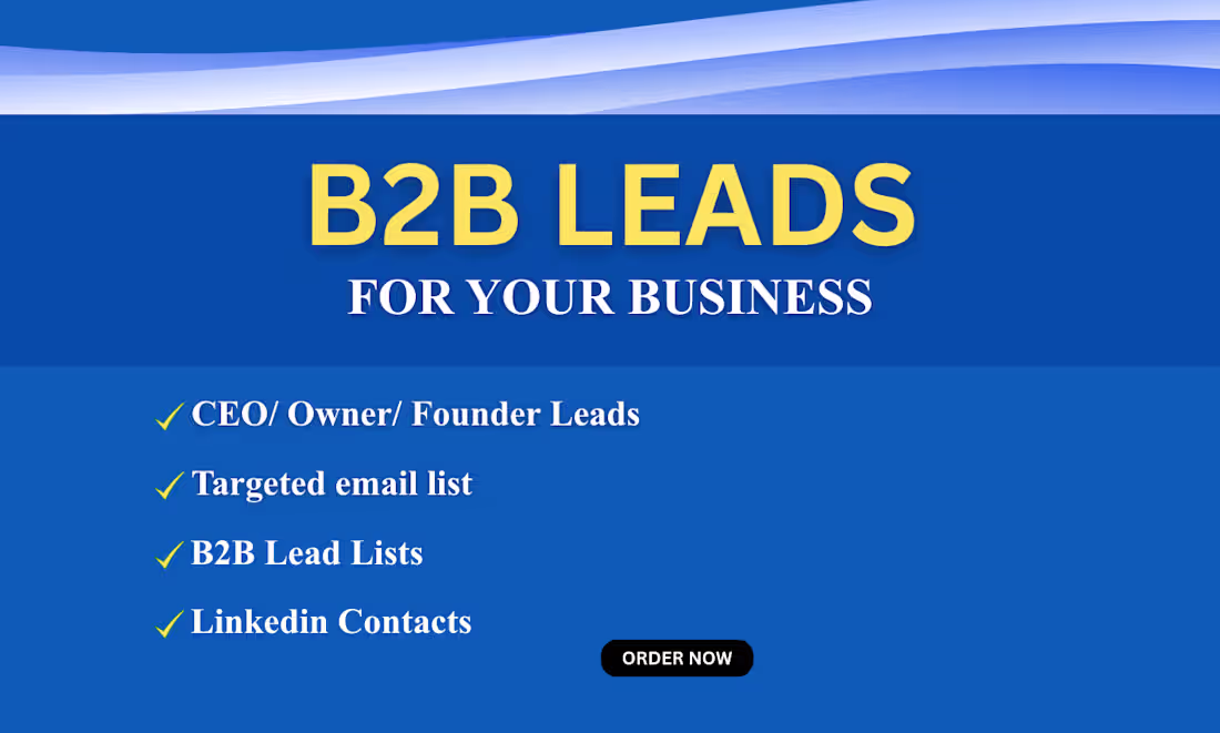 Cover image for I will do Targeted Email List Building for B2B Marketing