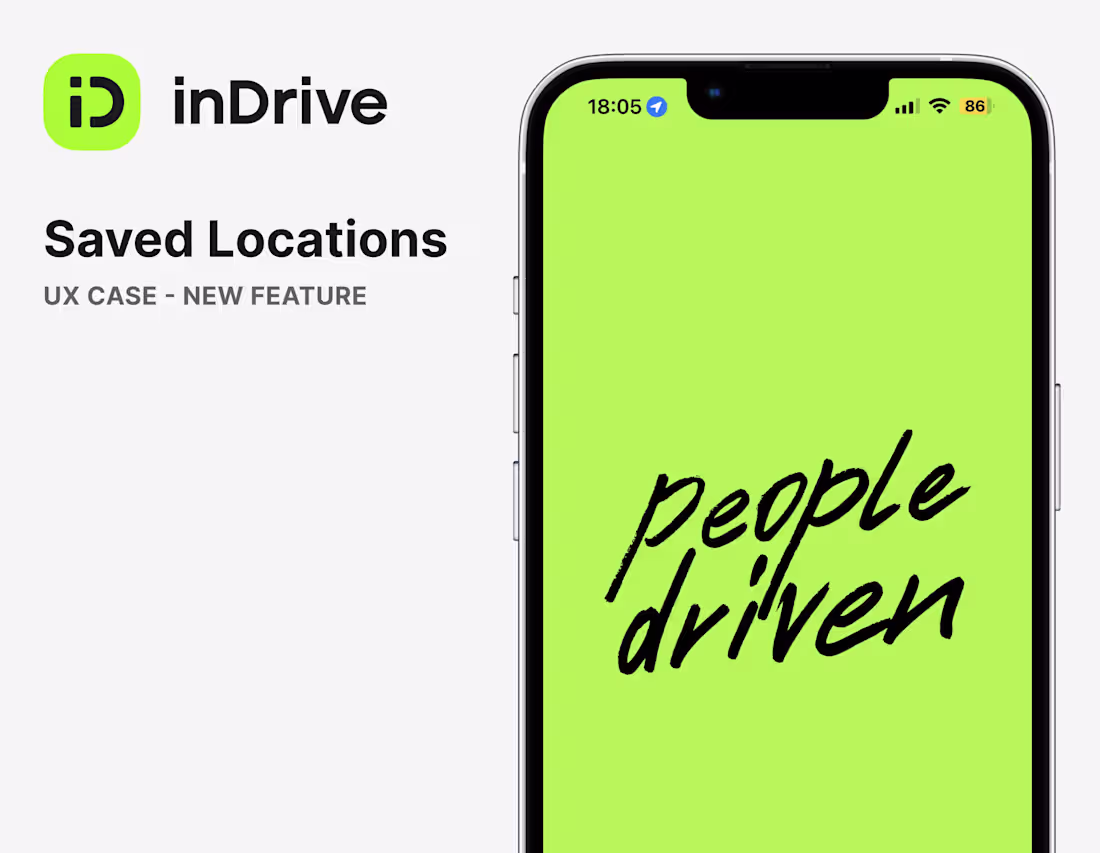 Cover image for inDrive: Saved Locations (New Feature)