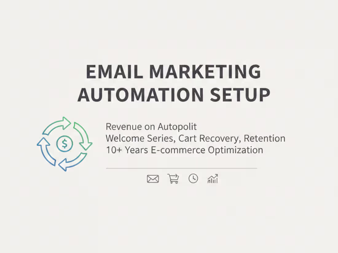 Cover image for Email Marketing Automation Setup