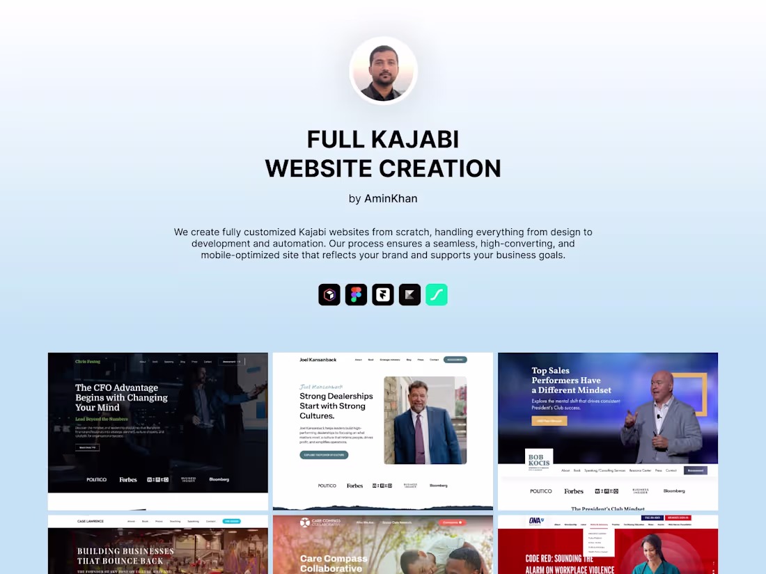 Cover image for Full Kajabi Website Creation