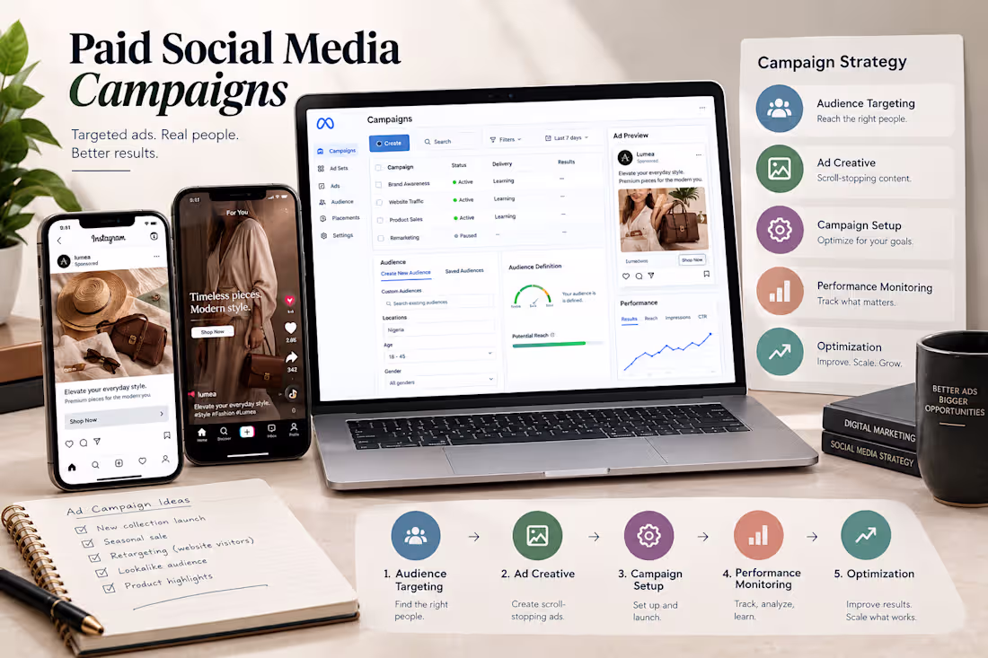 Cover image for Paid Social Media Campaigns