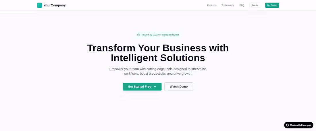 Cover image for 10 - 12 Page premium website