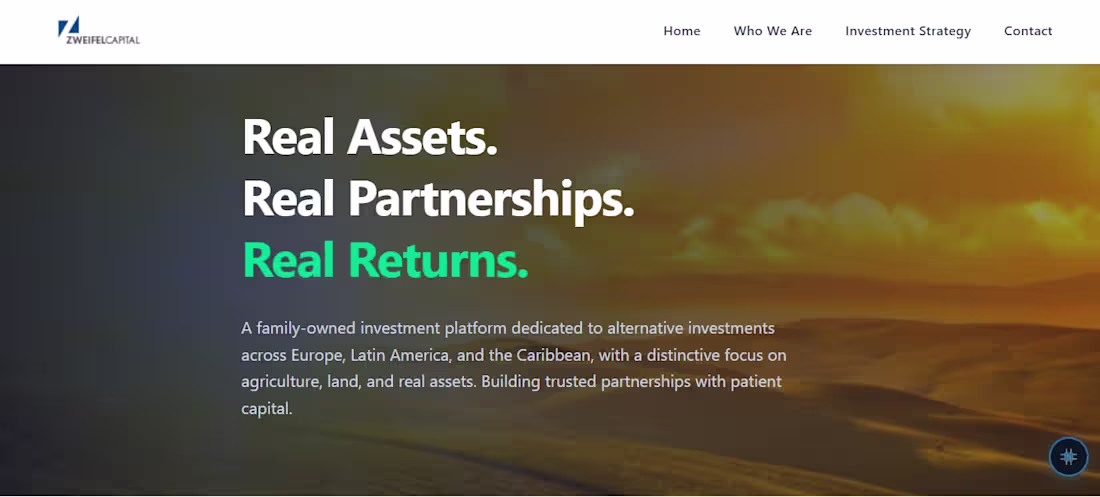 Cover image for Zweifel Capital is a financial