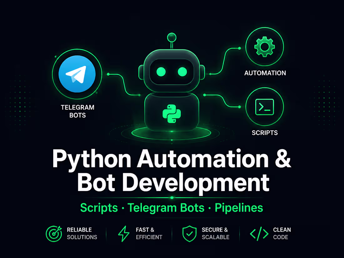 Cover image for Python Automation & Bot Development
