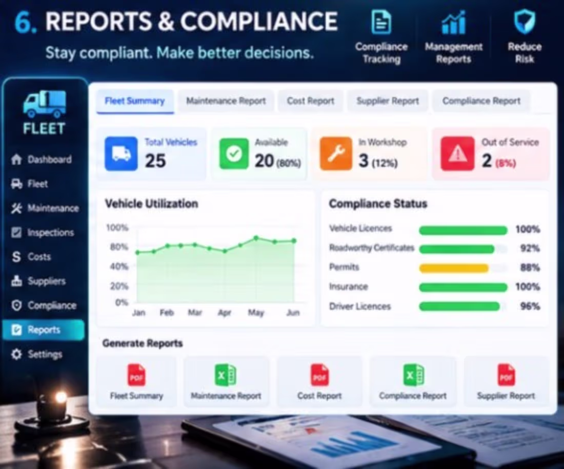 Cover image for Fleet Operations & Maintenance Management System