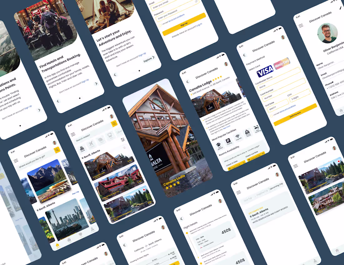 Cover image for Discover Canada Mobile App (Traveling Guide App)