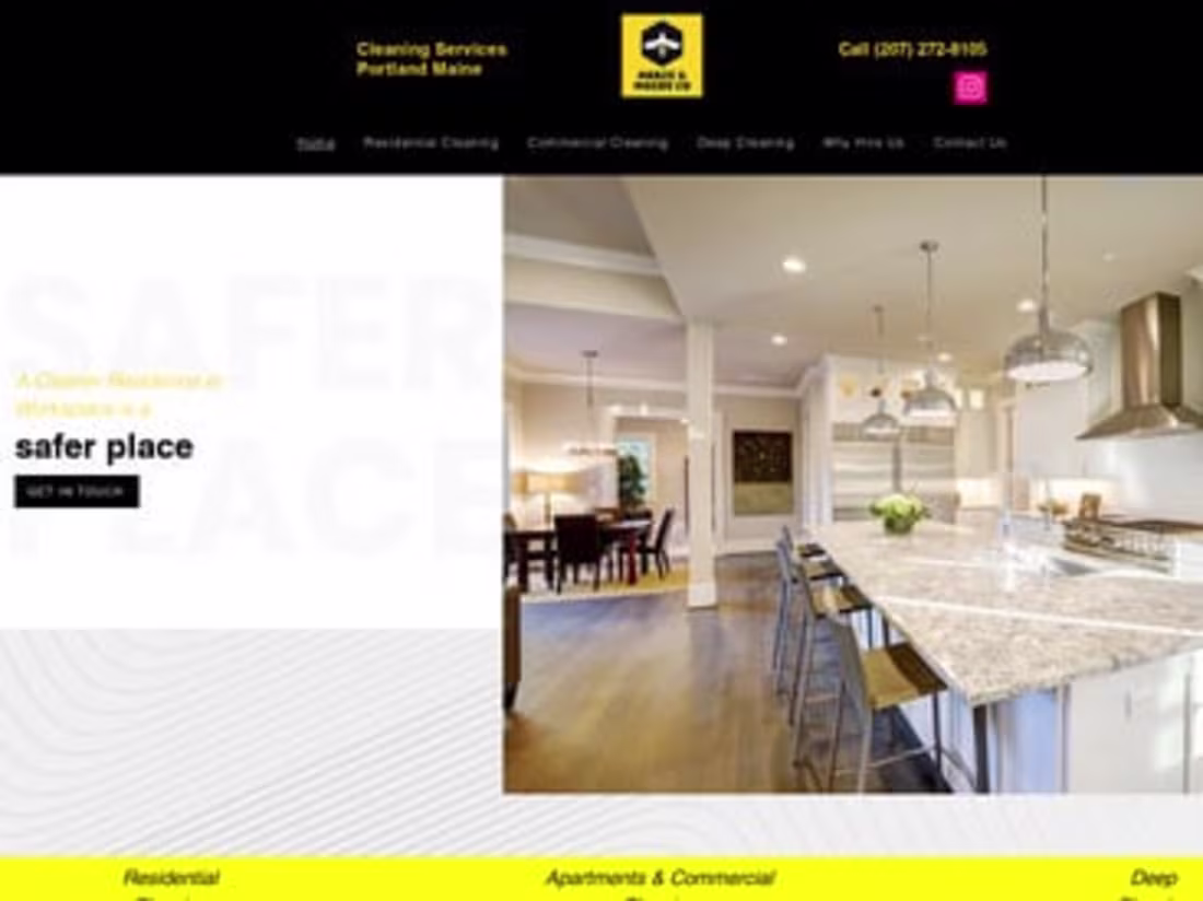 Cover image for Cleaning Service Website