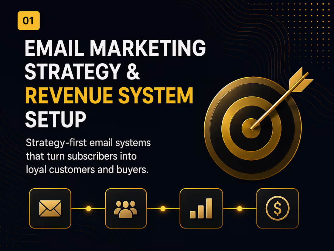 Cover image for Email Marketing Strategy & Revenue System Setup