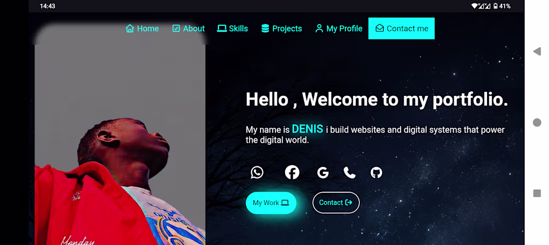 Cover image for A modern, responsive portfolio website