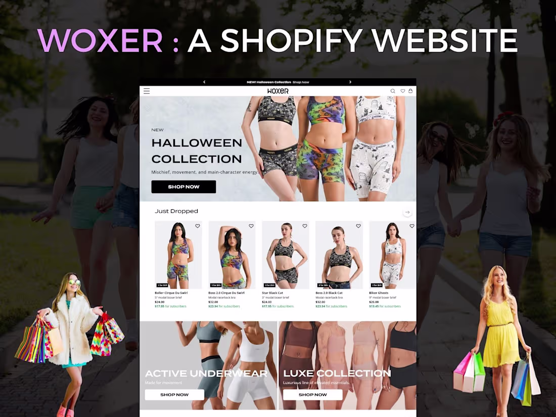 Cover image for Woxer | Shopify Website