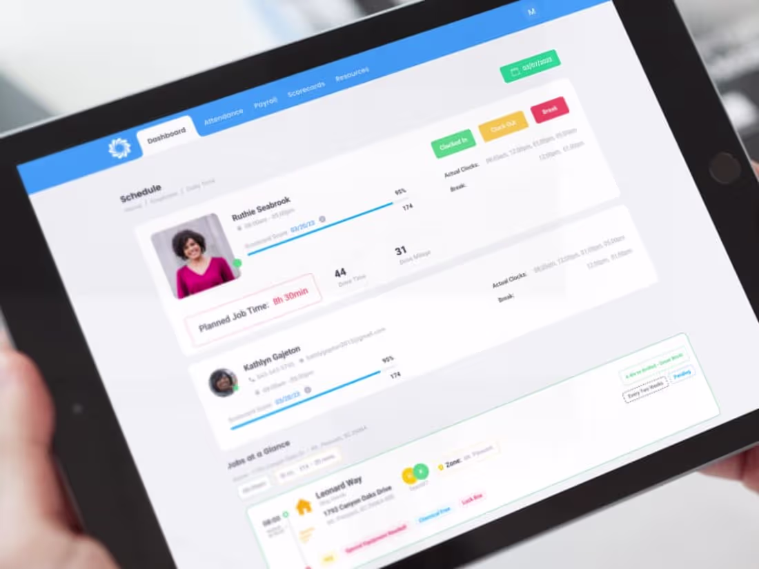 Cover image for Maid Central SaaS Dashboard UX Design
