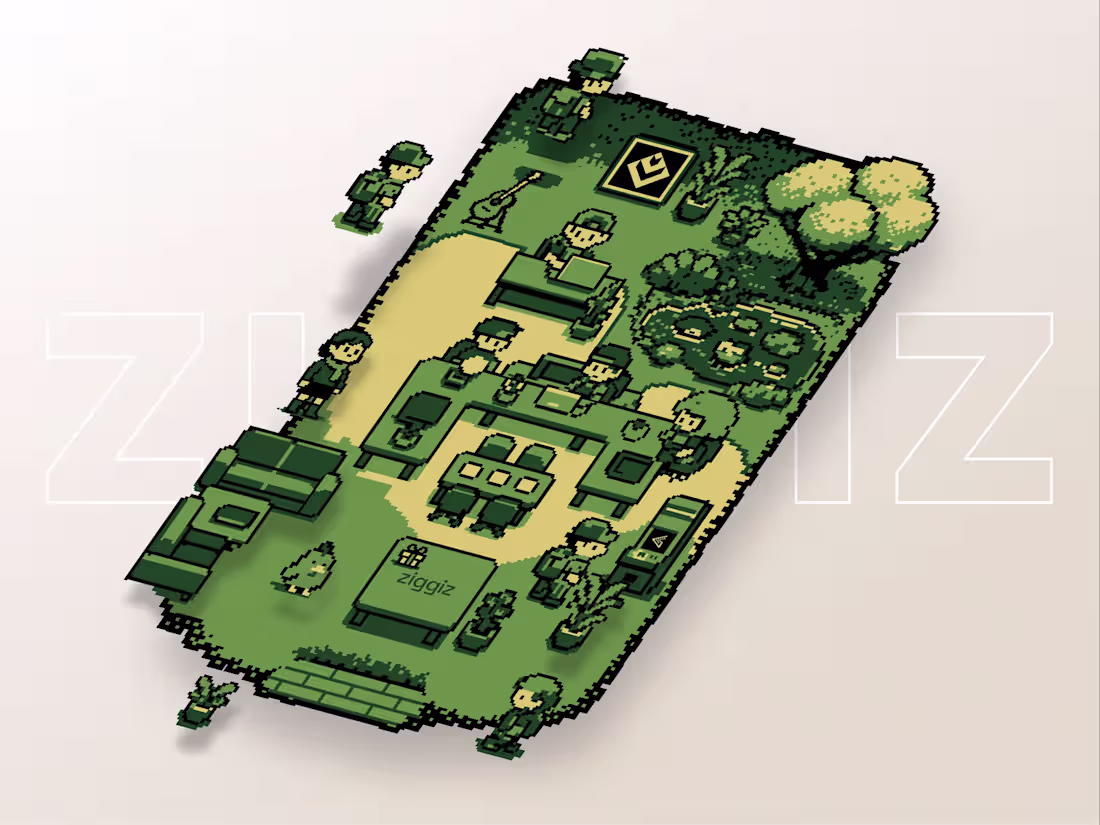 Cover image for Ziggiz Pixel Art Brand Illustration