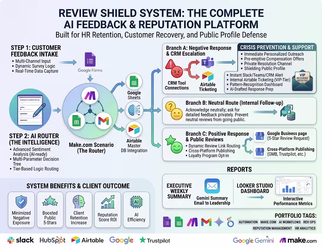 Cover image for AI Customer Review & Reputation Shield System