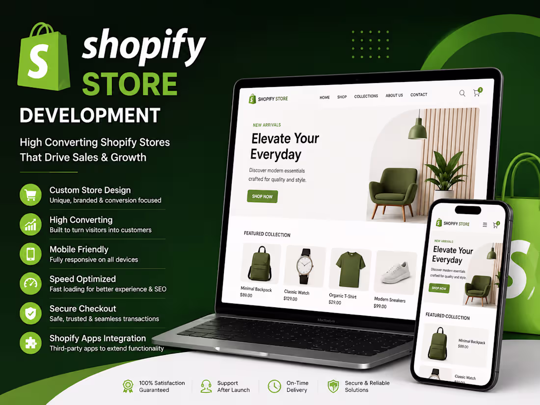 Cover image for Shopify Store Design & Development