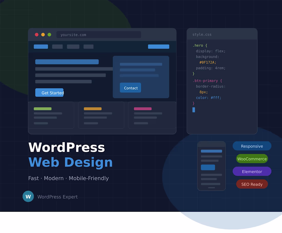 Cover image for Professional WordPress Website Design & Development