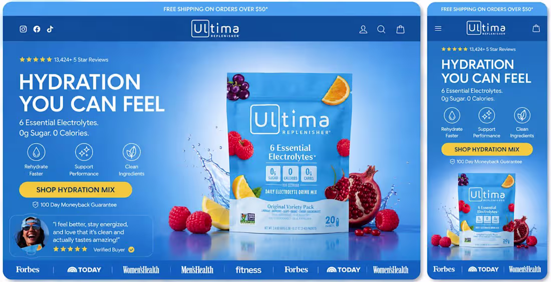 Cover image for A high-converting wellness homepage isn’t