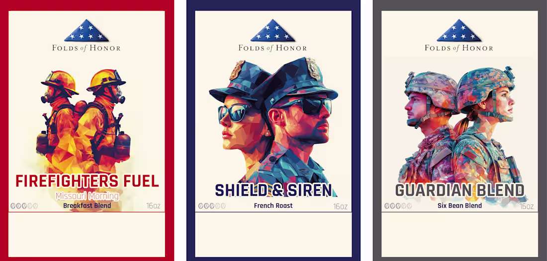 Cover image for Label coffee for fund "Folds