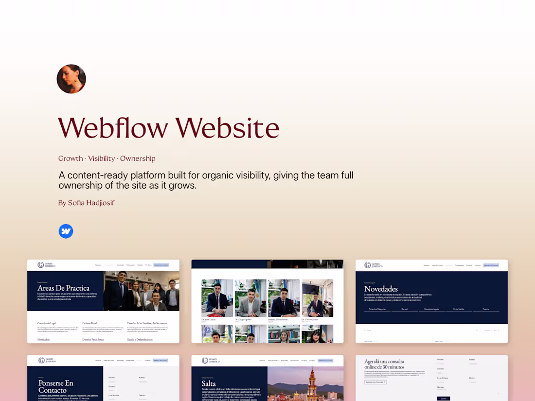 Cover image for Webflow Website - Design & Build