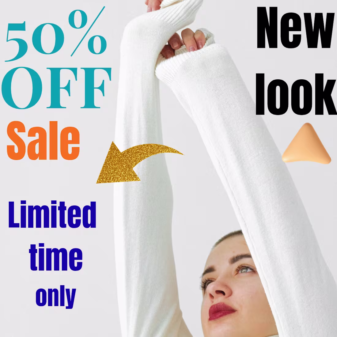 Cover image for New look sale post design.
DM