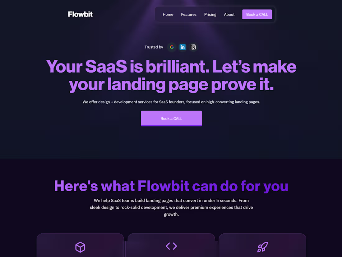 Cover image for Flowbit - Hero developed with Next JS and Tailwind CSS