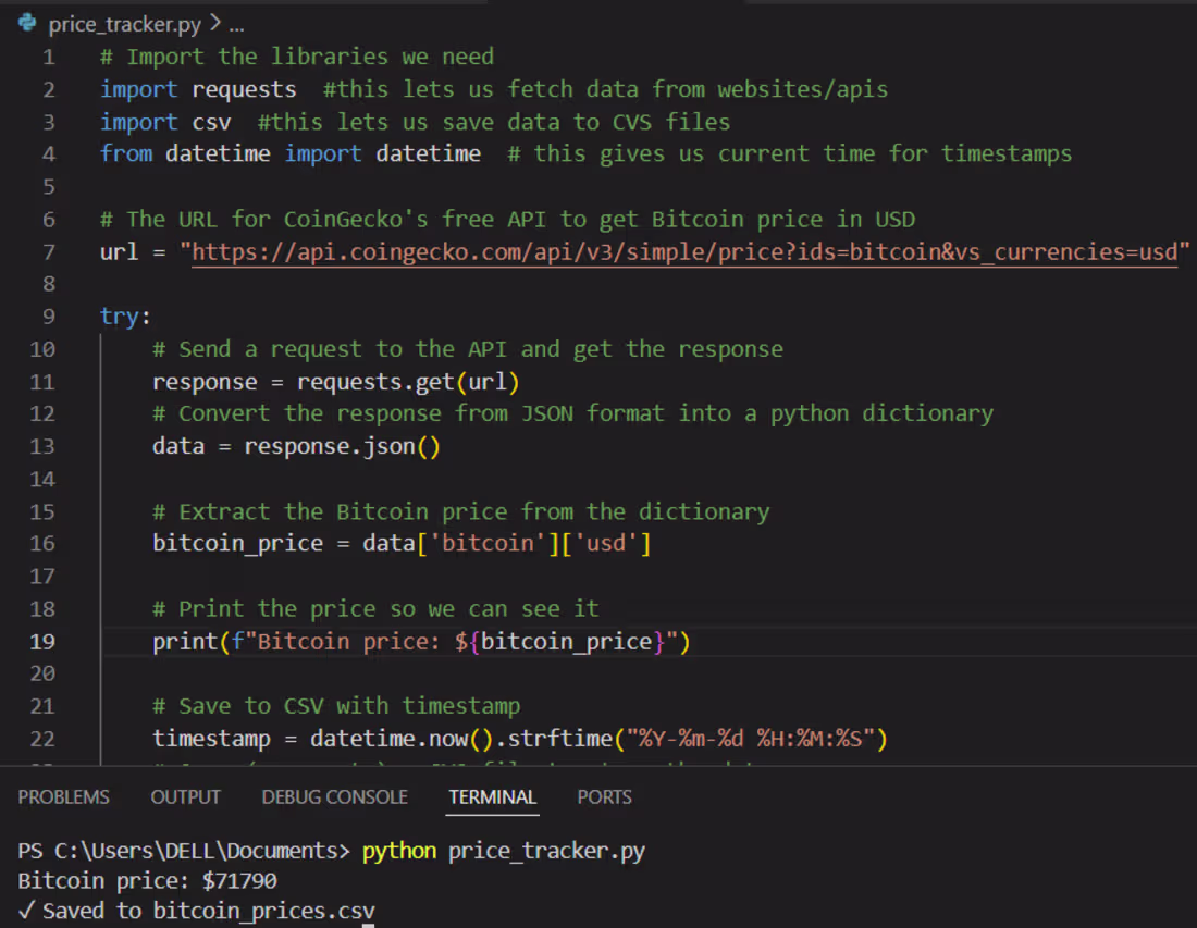 Cover image for What it does: A Python