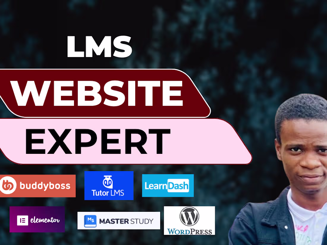 Cover image for I will build and customize wordpress lms website 