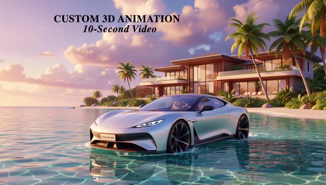 Cover image for 10-Second 3D Animated Video — Silent | Ready to Use