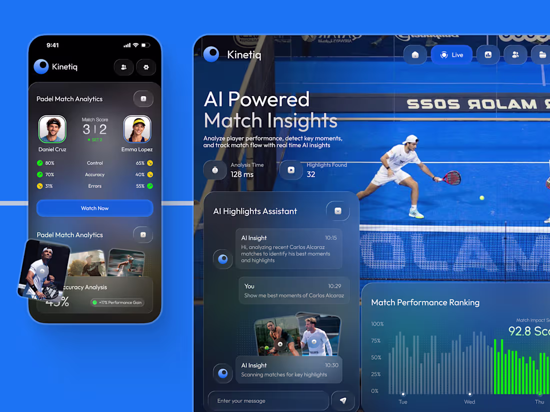 Cover image for Kinetiq | AI-Powered Match Insights