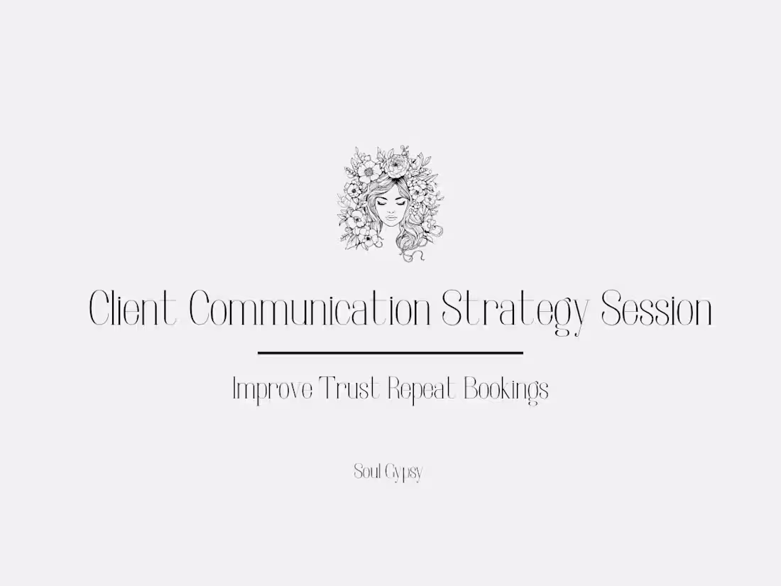 Cover image for Client Communication & Retention Strategy Session