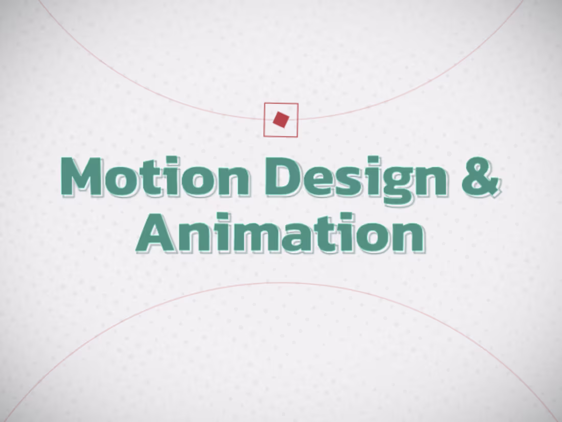 Cover image for Motion Graphics & Animation Design