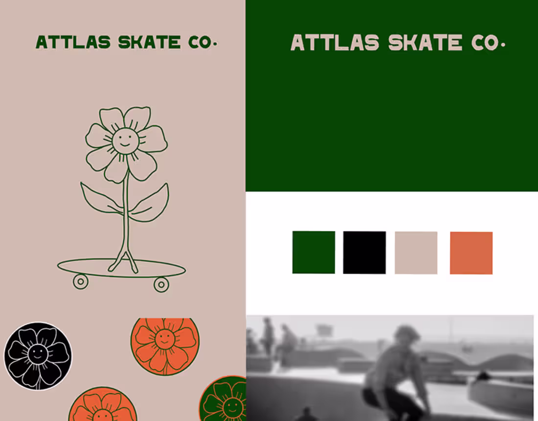 Cover image for ATTLAS SKATE CO. | Behance :: Behance