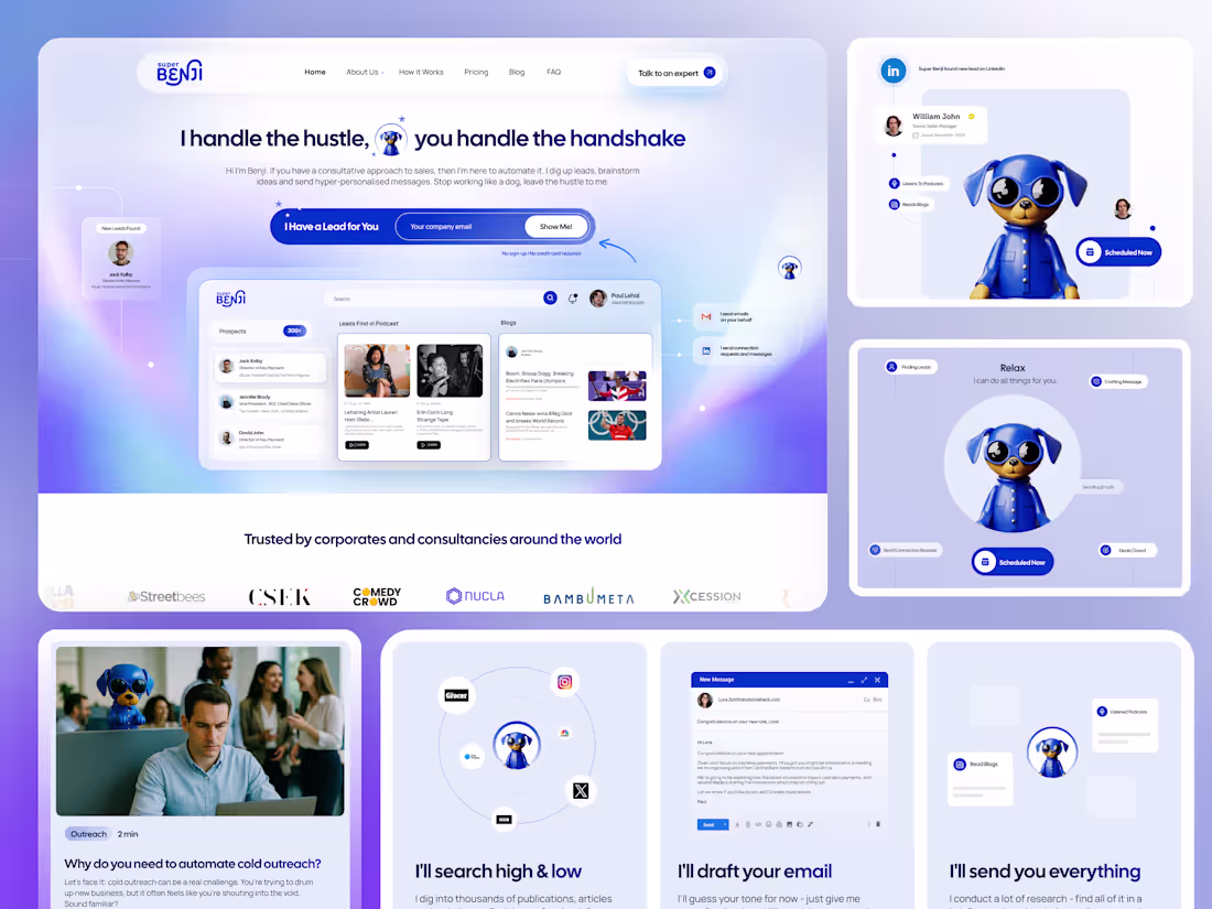 Cover image for SuperBenji SaaS Website Design & Development
