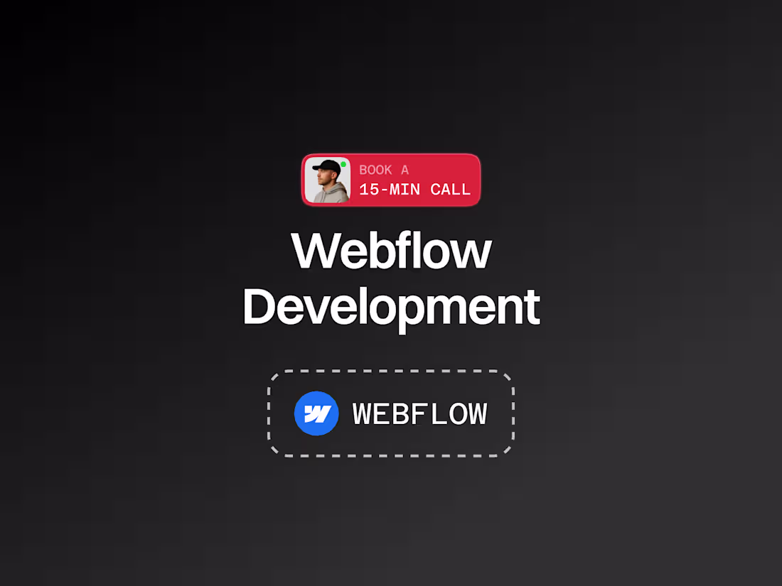 Cover image for Webflow Development